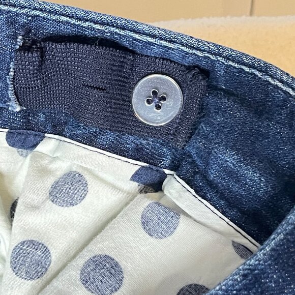 Liz Claiborne Womens Denim Jackie Wide-Leg Pants Size 14W Made In China - Picture 7 of 16